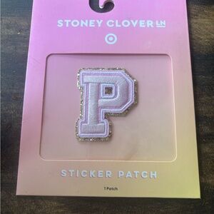 Stoney Clover Lane Pink and Gold Sticker Patch